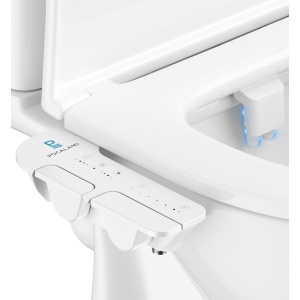 POCALAND Bidet, Ultra-Slim Self-Cleaning Bidet with Retractable Nozzle, Non-Electric Bidet Attachment for Toilet with Adjustable Water Pressure